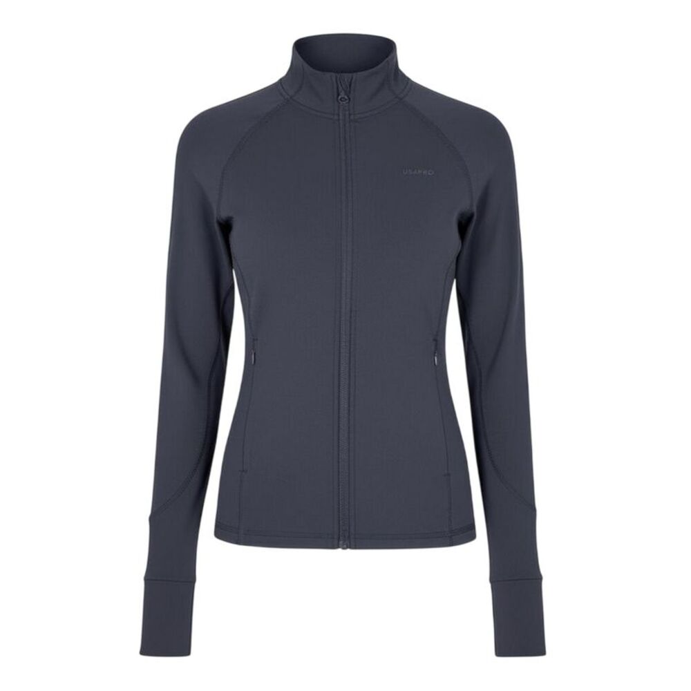USA Pro Womens/Ladies Core Fitness Track Top / Navy